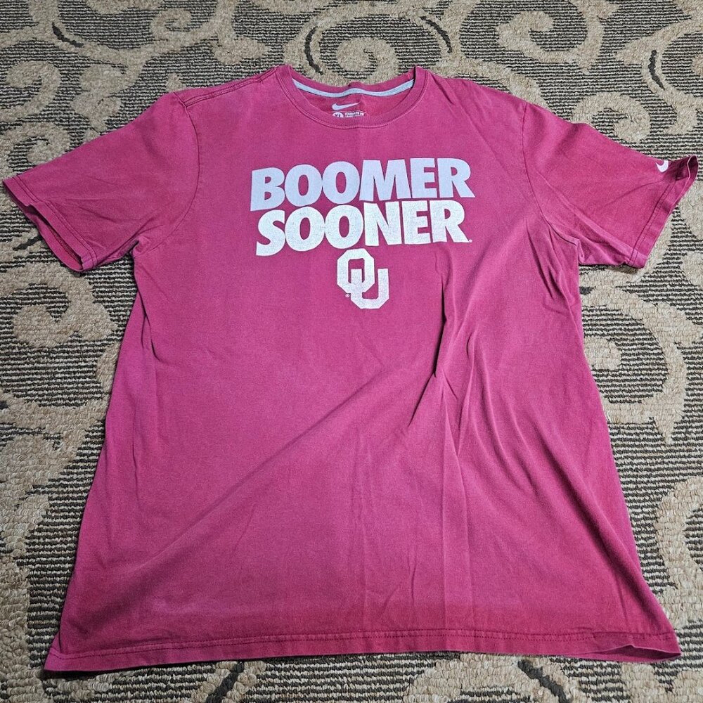 Nike Tee - Boomer Sooner Oklahoma University - XL
